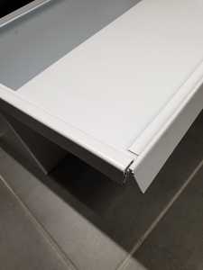 European Style Gondola Supermarket <strong>Shelving</strong> with Drip Tray for Heavy Duty Items High <strong>Quality</strong> with Grid Shelves on <strong>Top</strong> - Product Image 4