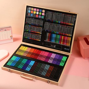 251 pièces chic double face écriture maternelle Art <span class=keywords><strong>marqueurs</strong></span> ensemble Non toxique aquarelle stylo couleur plomb peinture papeterie cadeau pour - Product Image 1