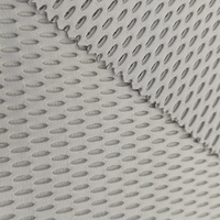 Tissu supérieur de chaussure en maille 3D respirante, 240 g/m², 56 pouces, 100 % polyester, matière pour le dessus et le talon de chaussure
