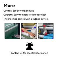Machine de laminage de films à encre éco-solvant Gowin 1600MM de haute qualité, cadre d'impression sérigraphique, imprimante jet d'encre à séchage rapide 5m/MIN