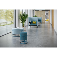 Banc ottoman moderne rembourré en cuir PU et tissu, avec structure métallique, canapé modulaire pour hall d'hôtel, centre commercial, bureau, salle d'attente
