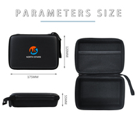 Étui de rangement étanche personnalisable en EVA moulé OEM avec fermeture éclair pour accessoires numériques, sac de voyage