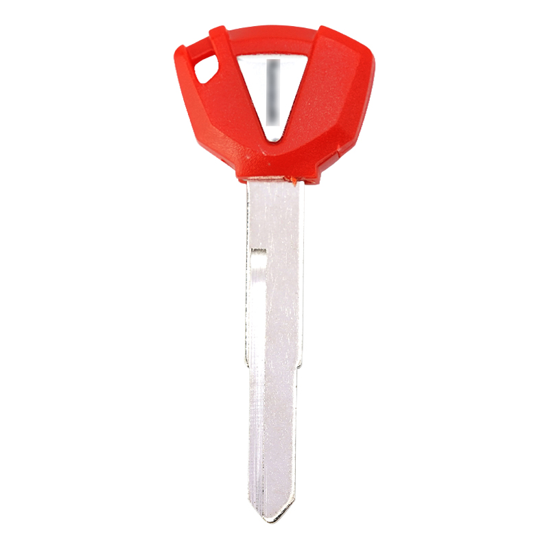 Transponder Right Slot Uncut Red Motorcycle Blank Key FOR KAWASAKI ZX6R ZX9R ZX10R ZX12R ZX14R ZZR1400 ZRX1200 ZR1200 Ninja ER6N