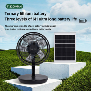 Trung Quốc Nhà Máy 16inch 18inch 12V DC năng lượng mặt trời AC DC <span class=keywords><strong>Fan</strong></span> năng lượng mặt trời có thể sạc lại <span class=keywords><strong>fan</strong></span> với panel năng lượng mặt trời USB phí điều khiển từ xa - Product Image 4