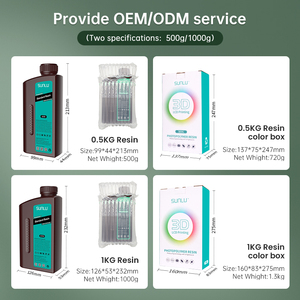 Sunlu Sản Phẩm Mới <span class=keywords><strong>3D</strong></span> In Tiêu Chuẩn Cảm Quang Nhựa <span class=keywords><strong>3D</strong></span> Nhựa 405nm 1Kg <span class=keywords><strong>3D</strong></span> Máy In Nhựa - Product Image 5