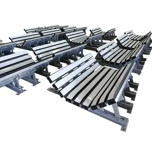 Conveyor Impact Cradle Heavy Duty Conveyor Impact Cradle With Rubber Damping Bars For Falling Material Force Absorption