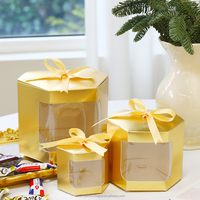 Cajas de Papel para Ventana de Exhibición, Ideales para Pasteles, Dulces, Repostería, Recuerdos de Boda y Regalos