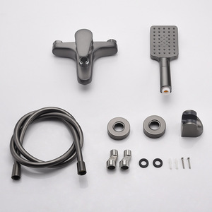วาล์วผสมน้ำแบบก้านเดียว Austenite แกนเซรามิก 0.6Mpa ชุดก๊อกน้ำฝักบัวอาบน้ำในห้องน้ำ - Product Image 2