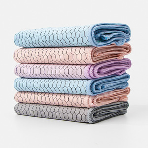 Chiffon de nettoyage miroir 4 couleurs, rectangulaire, extra large, épais, très absorbant, motif écailles de poisson, pour le nettoyage du verre - Product Image 2
