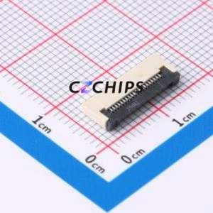 <b>FPC</b>-0.5FX-20PWCR-H20 FFC/<b>FPC</b> Connector SMD,P=0.5mm,Horizontal Mount Connector Flip Cover Type Bottom Contact 20P 0.5mm - Product Image 1