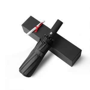 Paraguas Plegable Automático de 3 Secciones para Mujer, Resistente al Agua, Viento y Sol, con Logotipo - Product Image 1