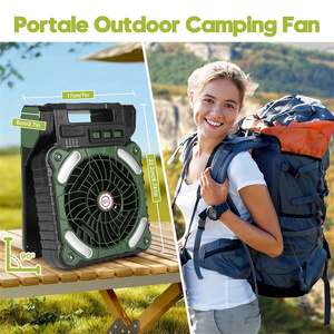 Ventilador de Camping Plegable para Exteriores con Panel Solar y Batería Integrada de 7800mAh - Product Image 4