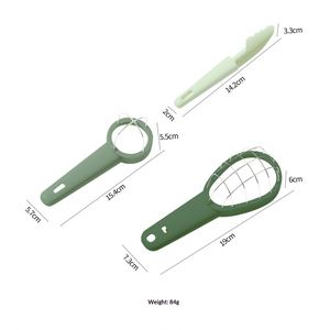 Multi-function Manual ABSPP430 Material Stainless Steel Dishwasher Safe Avocado Peeling Cutter Corer 3-in-1 Fruit Vegetable Tool - Product Image 4