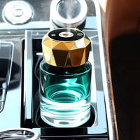 Diffuseur de parfum automatique pour voiture YS Butterfly Snowflake Starry-sky Glazed Glass, parfum longue durée
