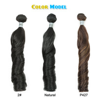Vente directe usine – Extensions de cheveux bouclés afro, petites boucles lâches, en mèches, résistantes à la chaleur, Wonder Curl Exoticism Roman