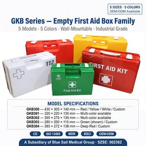Trousse de premiers secours scolaire, boîte médicale en ABS de qualité industrielle, certifiée CE Classe II, garantie 5 ans pour campus, salle de classe, gymnase - Product Image 2