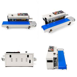 Machine de scellage thermique horizontale semi-automatique à bande continue pour emballages alimentaires en sacs plastiques haute vitesse X - Product Image 2