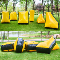 6 Pcs Combat Air Gonflables Bunkers Paintball Bunkers Tir à l'arc Tir Combat CS Jeu Classique Arc et Flèche Tag peut Logo Personnalisé