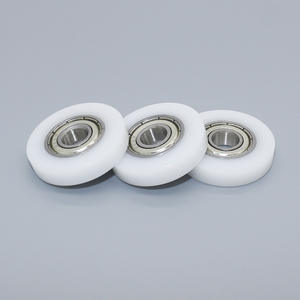 Ruedas Planas de POM con Rodamiento 698ZZ Suministradas por el Fabricante, 8*30*6mm, Ruedas Guía para Rieles de Puertas Correderas, Rodillos para Puertas y Ventanas - Product Image 4