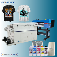 Imprimante DTF haut de gamme Versijet 60 cm avec deux têtes d'impression I3200, machine d'impression numérique par transfert thermique pour t-shirts