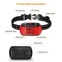 Smart Safety Protection Batterie vibration Intelligente Rinden abschreckung Automatische/feste Vibration Stop Barking Hunde halsband