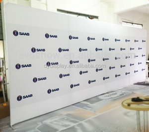 <strong>Custom</strong> <strong>Backdrop</strong> Stand <strong>Portable</strong> Exhibition Booth Stand - Product Image 2