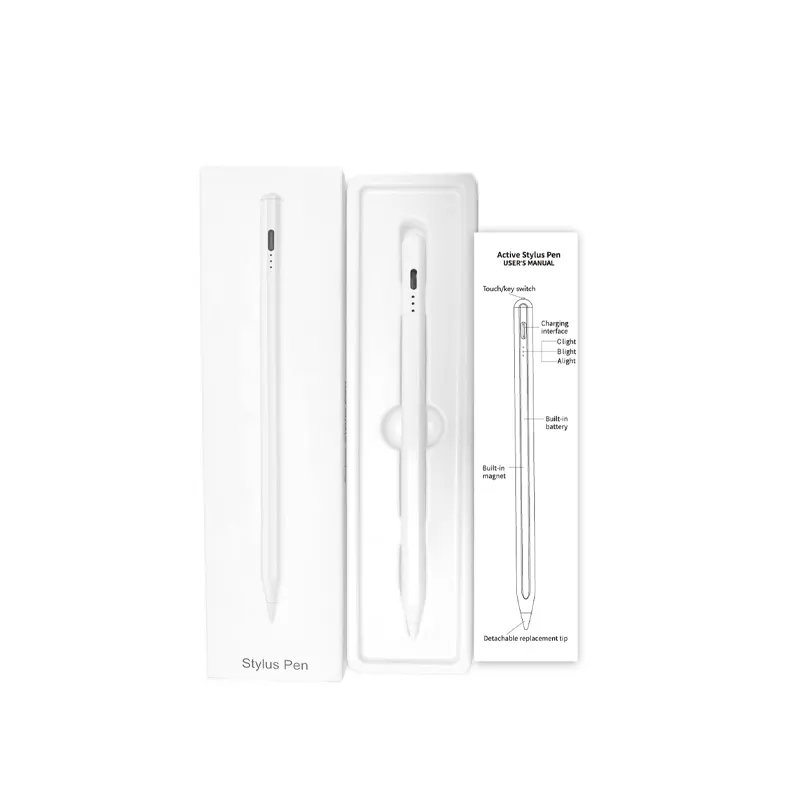 Magnetischer Stift für iPad Soft Tablet Tab Apple 9 S Touchscreen mit Palm Rejection Active Surface Drawing Pencil Stylish Sw