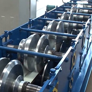 Tự động PLC nửa vòng mạ kẽm kim loại nước mưa máng xối hồ sơ lạnh cuộn hình thành máy - Product Image 2