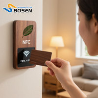 Programmierbare NFC-Holz-Hotel-Schlüsselkarte mit Individueller Bedruckung für Hotelgäste-Zugang