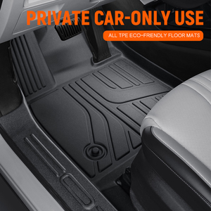 Tapetes de Auto Impermeables 5D TPE de 3.5mm de Grosor, Personalizados para Peugeot Landtrek Doble Cabina 2020-2026, Juego de 3 Piezas - Product Image 3