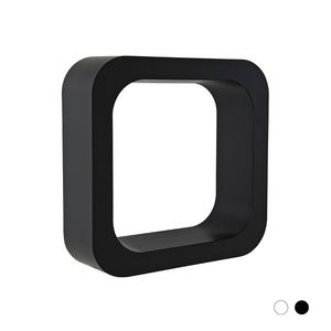 Estante Organizador con Letras de Regalo, 30.5 cm Cuadrado, Negro, Estante de Almacenamiento para Baño - Product Image 1