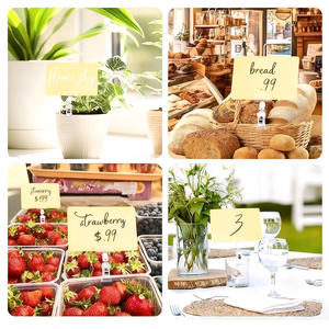 حاملات بطاقات أسعار شفافة من البلاستيك PVC للرفوف السلكية في السوبر ماركت، عرض بالتجزئة، بيع بالجملة، تصنيع حسب الطلب - Product Image 5