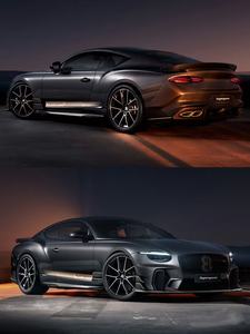 Kit de Carrocería de Fibra de Carbono Seca para <span class=keywords><strong>Bentley</strong></span> Continental GT, Parachoques Delanteros y Traseros, Faldones Laterales y Capó para Continental GT Super Sports - Product Image 3
