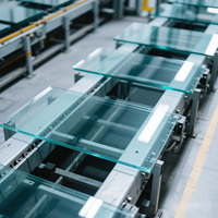 Fenêtres en verre trempé incurvé ultra-clair personnalisé Bâtiments extérieurs Écran d'affichage à courbe chaude Escalier solaire Décoration haute