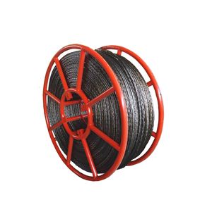 Cuerda de alambre de núcleo de Sisal Cable de acero de alta resistencia para grúa Cuerda de alambre antitorsión - Product Image 1