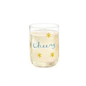 Verre à whisky/eau/jus en borosilicate fait main avec logo personnalisé, 320 ml, pour cadeaux d'entreprise et kits de bienvenue promotionnels - Product Image 2