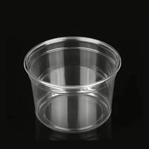 Bol en plastique PET transparent rond jetable de 117 mm et 32 oz pour salades et glaces à emporter avec couvercles – Vente en gros - Product Image 3