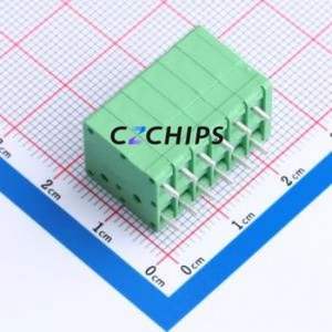JL271V-35006G01 Spring Terminal Block Through hole Component (THT),P=3.5mm Connector 1x6P 3.5mm Green Through Hole - Product Image 2