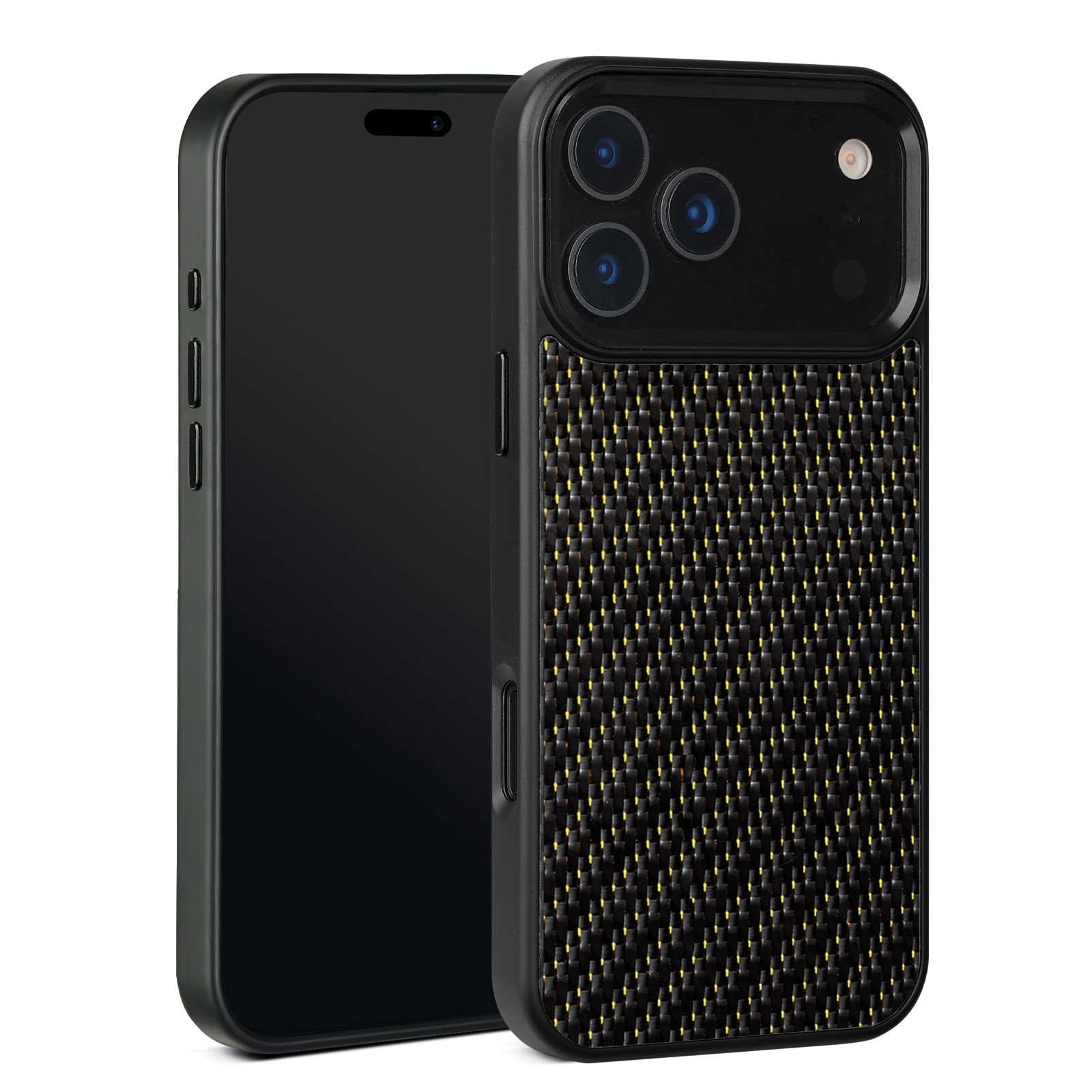 Fibra di carbonio twill 3K oro con telaio in metallo