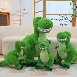 Tyrannosaurus Rex Soft Plush <b>Large</b> Dinosaur <b>Pillow</b> Embroidered Children's Toy Stuffed Doll Creative Custom Soft Cute Dolls Toys - Product Image 4