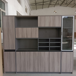 Thiết kế hiện đại thấp ngắn kệ sách bằng gỗ hiện đại giá đồ nội thất văn phòng giá rẻ Tủ hồ sơ Tủ Sách - Product Image 4