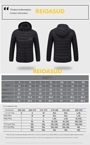 Motif de camouflage imperméable pour hommes et femmes, coque souple pour le <span class=keywords><strong>ski</strong></span> d'hiver, batterie chauffante 7V 12V, chauffage électrique décontracté - Product Image 3