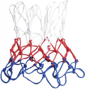 Nhà Máy Chất Lượng Cao Nylon Polyester Chất Lượng Cao Tiêu Chuẩn Trắng Nhiệm Vụ Nặng Nề Bền Ngoài Trời Dài Polyester Bóng Rổ Sang Trọng <span class=keywords><strong>Net</strong></span> - Product Image 4