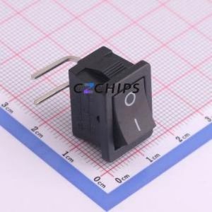 RS601A-1010013BB Rocker Switch Through hole Component (THT) Switch 21mm 15mm 13.6mm Concave Bend - Product Image 1