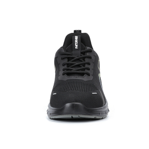 JIANKUN Anti-Smashing Steel Toe for Men Breathable Fabric Knitting+TPU Non-Slip Wear-Resistant PU+<strong>Air</strong> Cushion Safety Work Shoes - Product Image 3