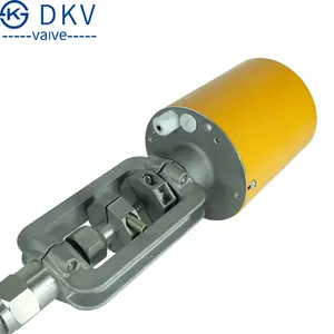Dkv विद्युत नियंत्रण वाल्व dn40 wcb 2-तरट्रोल वाल्व गर्म तेल भाप के लिए 3 तरह से आनुपातिक नियंत्रण वाल्व वाल्व