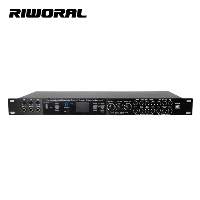 K-98 Professional Audio Effector Processor DSP Sound System for Karaoke Microphone Stage Metal Material Factory Direct