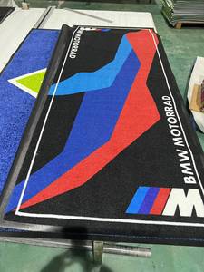 <span class=keywords><strong>Tapis</strong></span> de <span class=keywords><strong>moto</strong></span> Zhemei Garage, intérieur/extérieur, logo <span class=keywords><strong>personnalisé</strong></span>, écologique, antibactérien, en nylon fin avec support en caoutchouc - Product Image 4