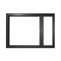 Ventana Interior de Aluminio Tianyue L90, Marco de 1.8 mm, Malla 304, Herrajes de Marca, Triple Vidrio, Aislamiento Térmico y Acústico para Viviendas