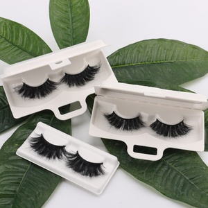 Cils en Fibre Végétale Écologique Marque Personnalisée Wispies Faux Cils 3D Vente en Gros Fibre Végétale BIO Cils Biodégradables - Product Image 2